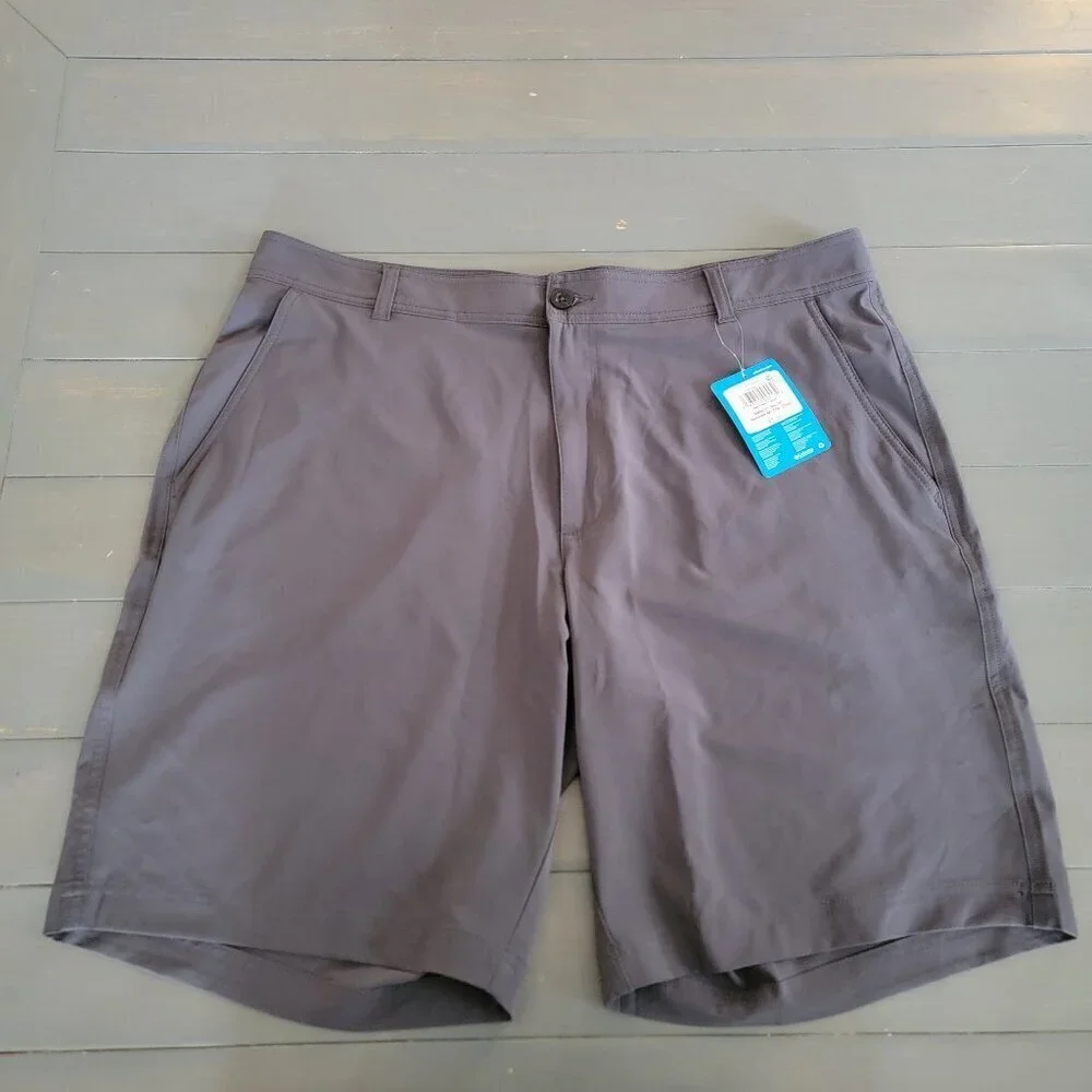 NWT Columbia Men's Gray Mist Trail Performance Shorts Size 38